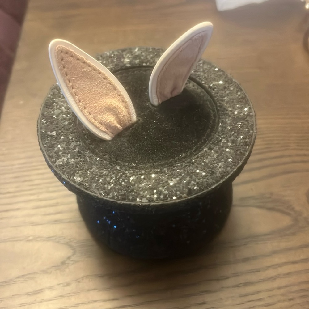 Kate Spade Rabbit in Hat Zipper Jewelry Holder